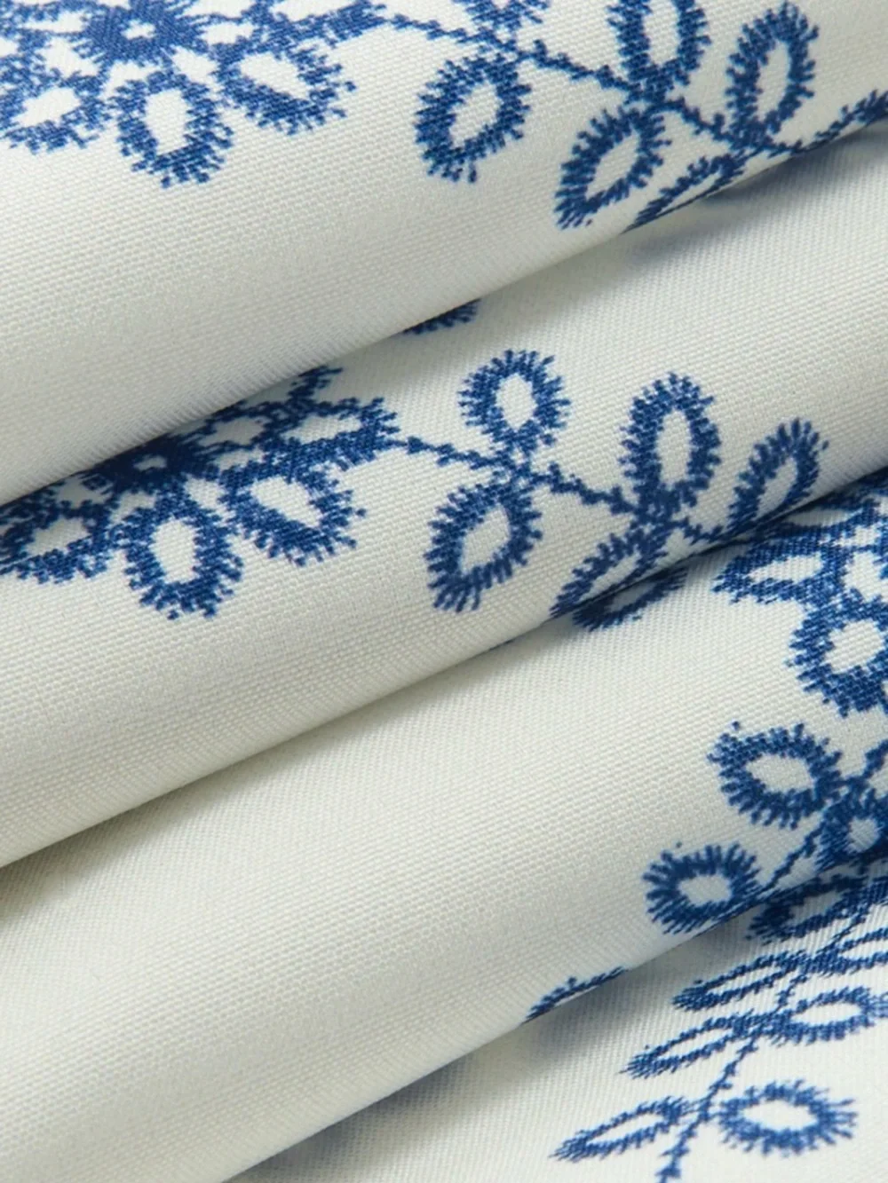 Commense NWT 2 Piece Set Maxi w/lace up top w/padding. White w/Blue floral Small - Picture 6 of 9